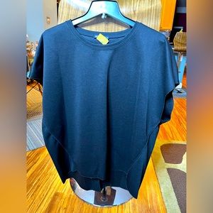 Black short sleeve top